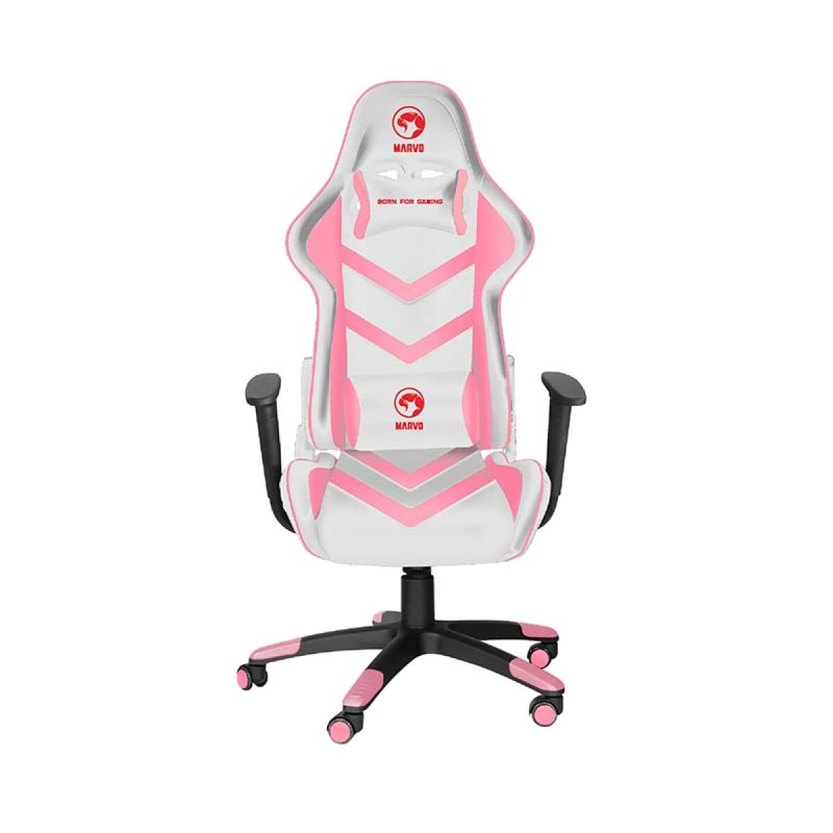 Silla Gaming Marvo CH-106 rosa y blanca 