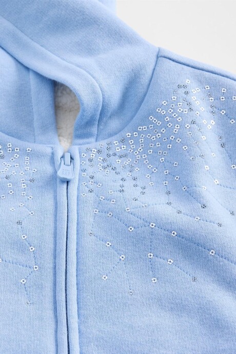 Canguro Con Cierre Corderito Toddler Niña Wind Blue