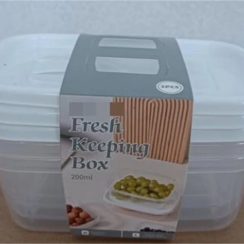 SET DE CONTENEDORES PARA ALMACENAMIENTO DE ALIMENTOS DE 3 PIEZAS-600 ML SET DE CONTENEDORES PARA ALMACENAMIENTO DE ALIMENTOS DE 3 PIEZAS-600 ML