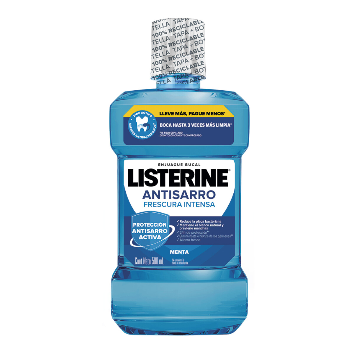 Enjuague Bucal Listerine Cool Mint 500ml 