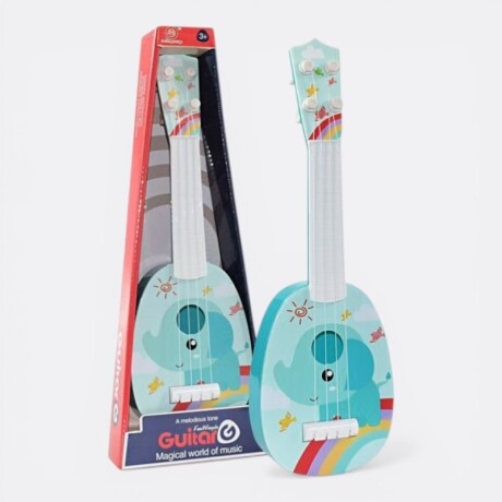 Ukelele Infantil Diseño Estampado De Animal Elefante