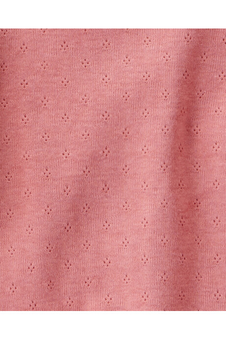 Set tres piezas de algodón, chaleco floral, pantalón y body calado Set tres piezas de algodón, chaleco floral, pantalón y body calado