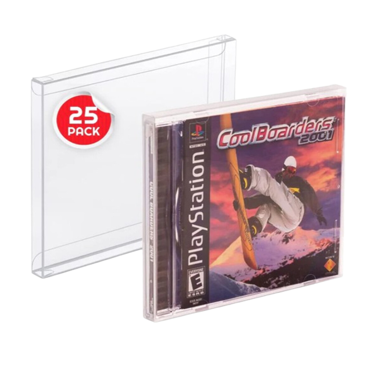 Protectores para juegos de PS1 (Caja de CD) *No incluye juegos* 