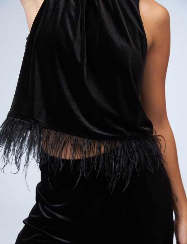 Conjunto Blusa & Pantalón Velvet NEGRO