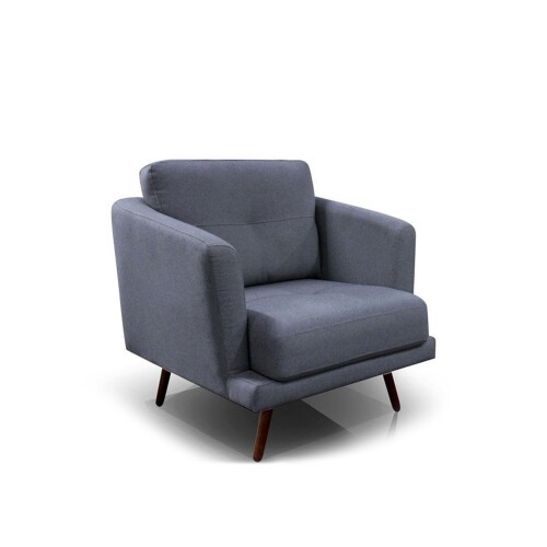 Sillon Poltrona 1 Cuerpo Triunfo Gris Oscuro