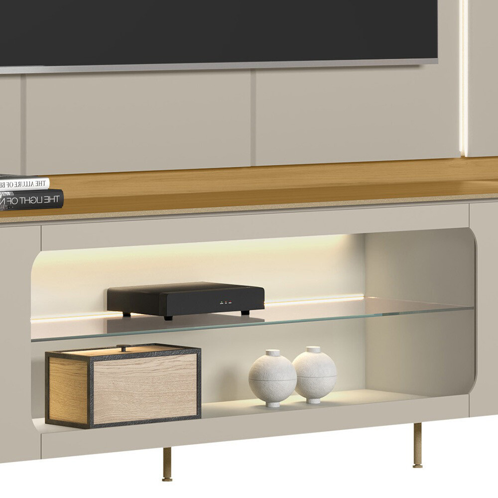 MESA PARA TV SANTORINI CON LED Mesa Para Tv Santorini Con Led