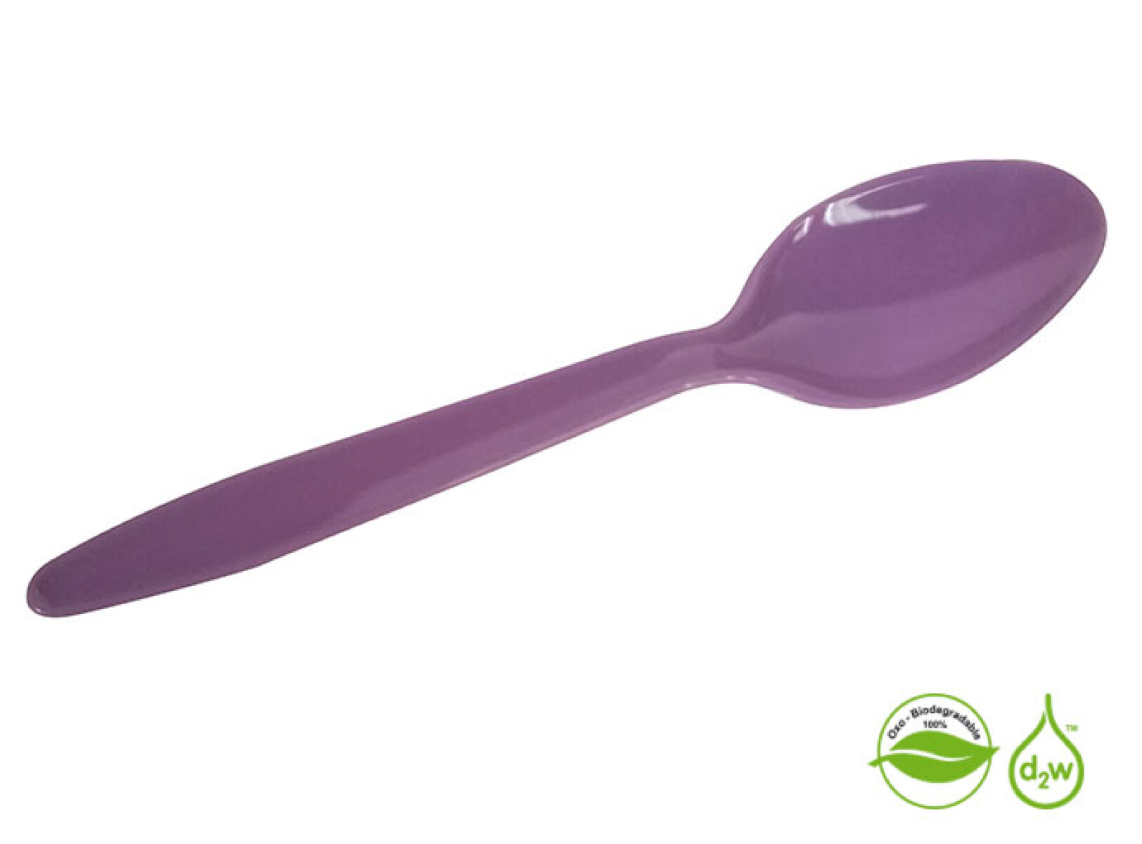 Cuchara Biodegradable x10 Unidades - Lila 