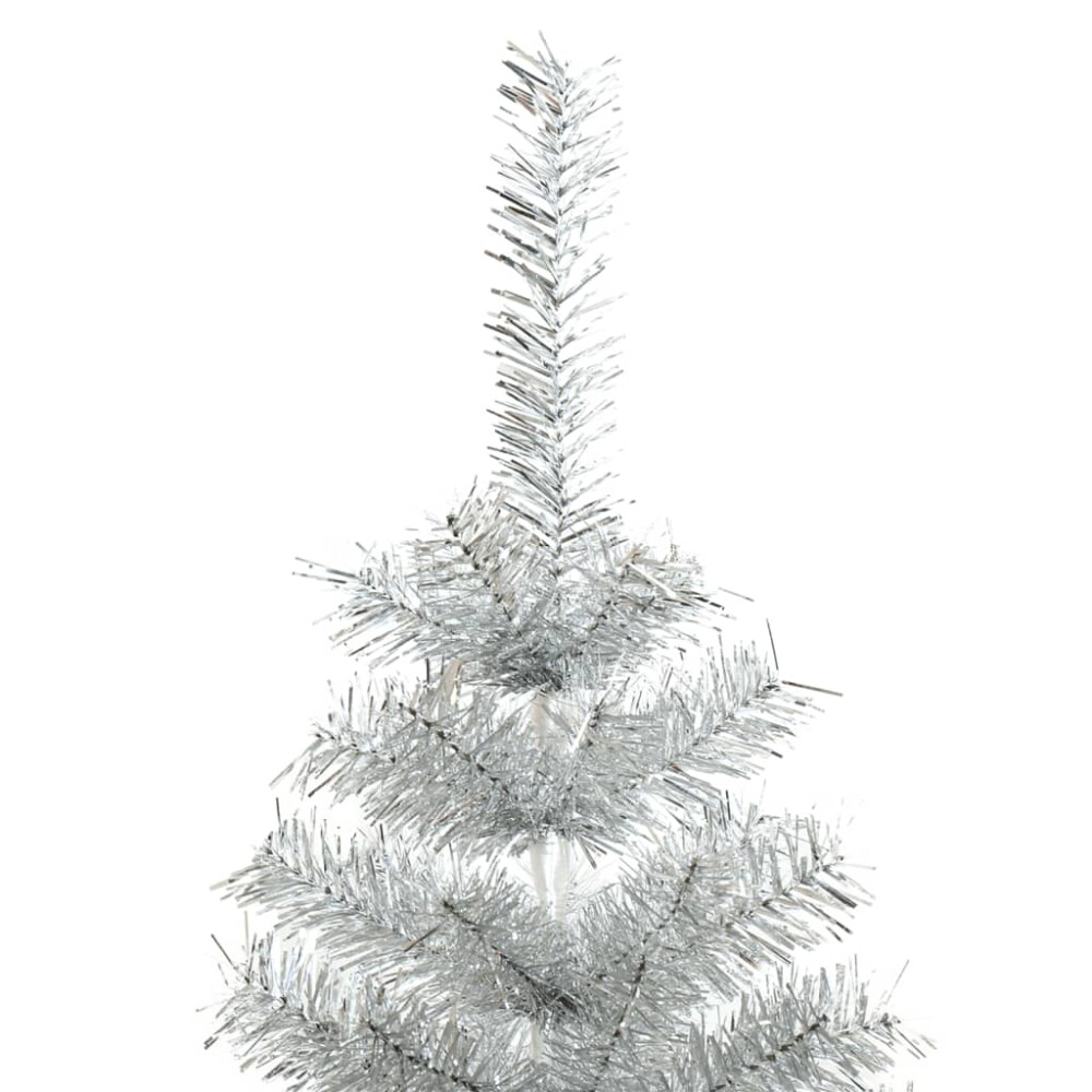 Arbol de navidad 1.80m 600 ramas Plateado