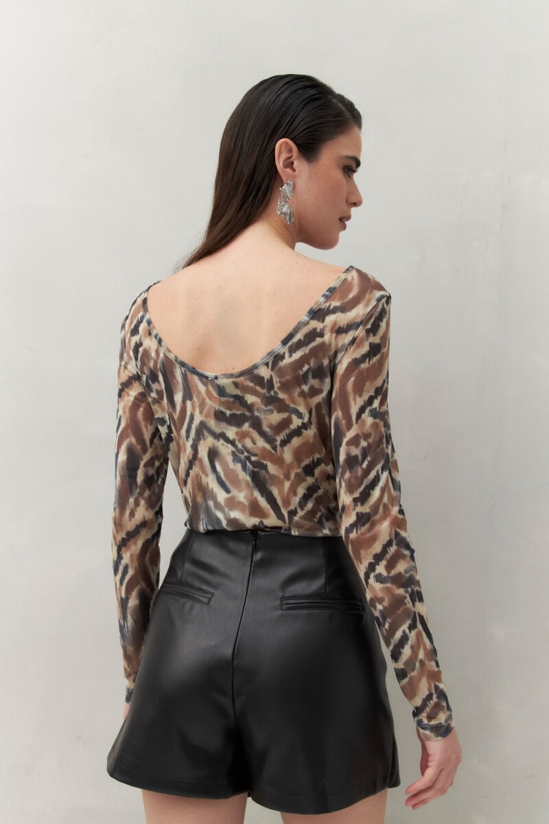 TOP TRINA Animal Print