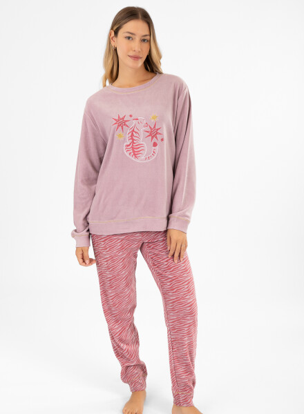 Pijama tiger grey bordado Tiger