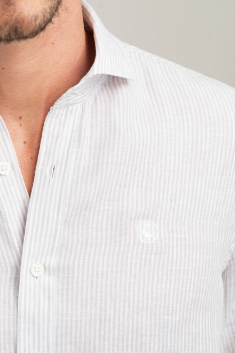 Camisa Lino El Ganso - Yale Gris
