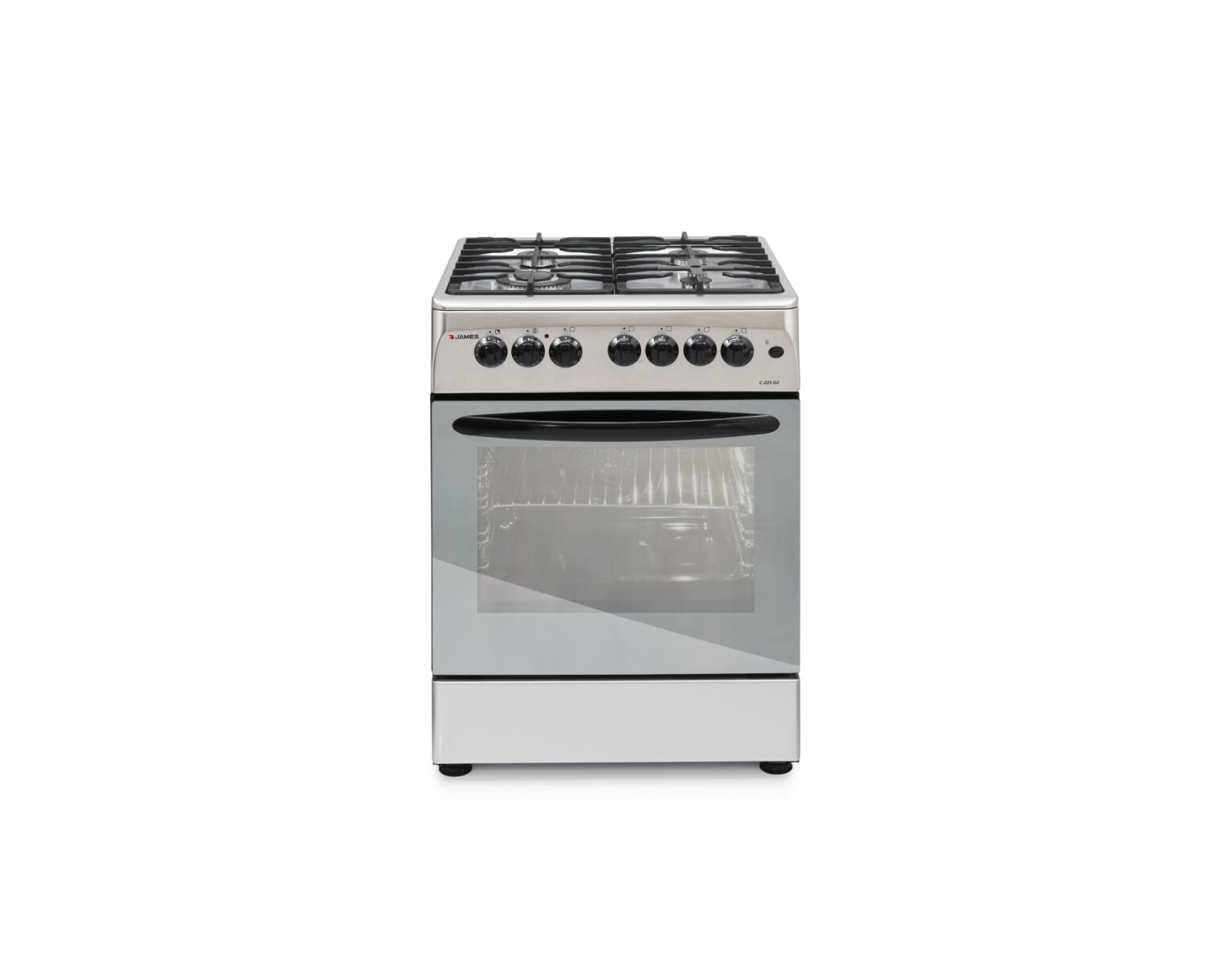 Cocina Combinada James 4 Hornallas Inox 