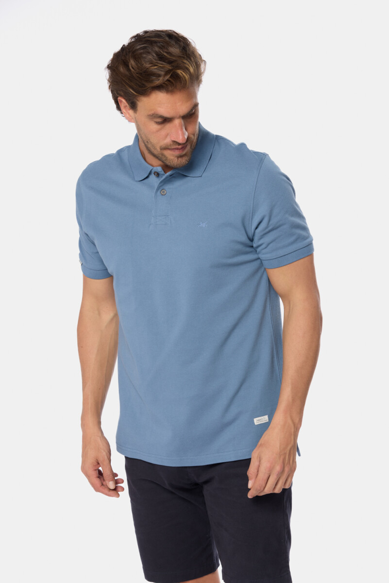 REMERA POLO PIQUE LISA - Piedra 