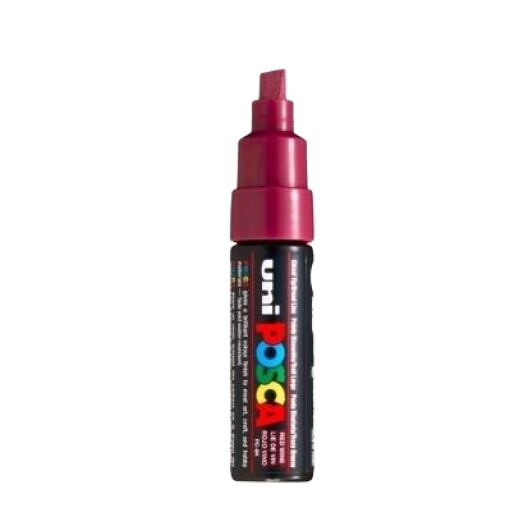 Marcador Uni Posca PC-8K 8mm - Rojo vino Marcador Uni Posca PC-8K 8mm - Rojo vino