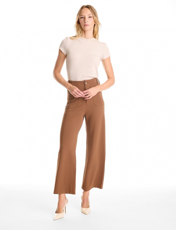 Pantalon Wide Leg MARRON