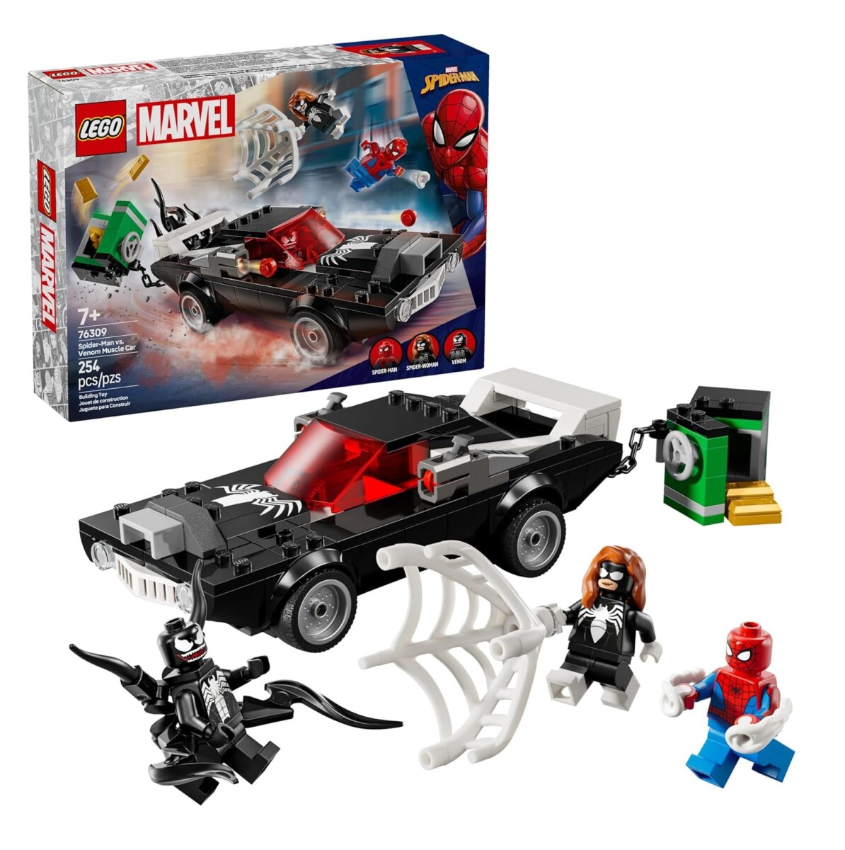 LEGO Marvel Spider-Man vs. Venom Muscle Car 7+ 