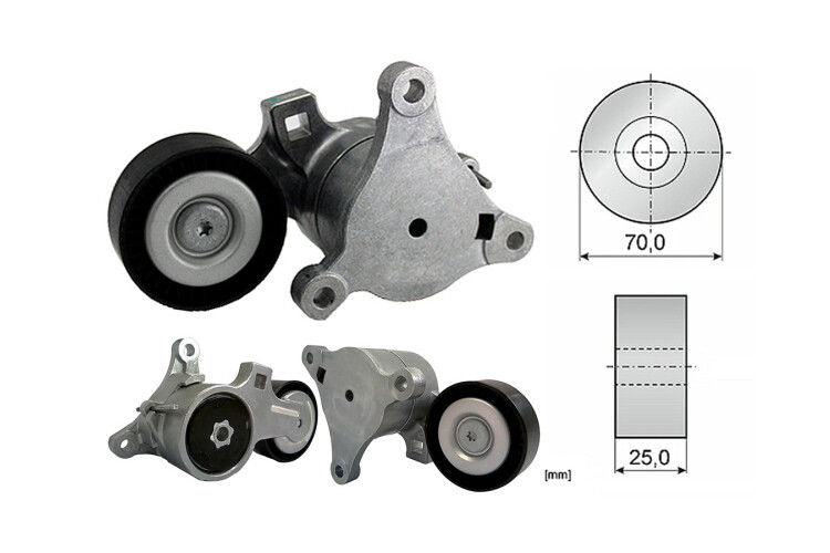 Tensor De La Correa Citroen C4/C4 Picasso Grand Picasso/C5 Peug 307/407/308 Sw/408 05-25 Tensor De La Correa Citroen C4/C4 Picasso Grand Picasso/C5 Peug 307/407/308 Sw/408 05-25