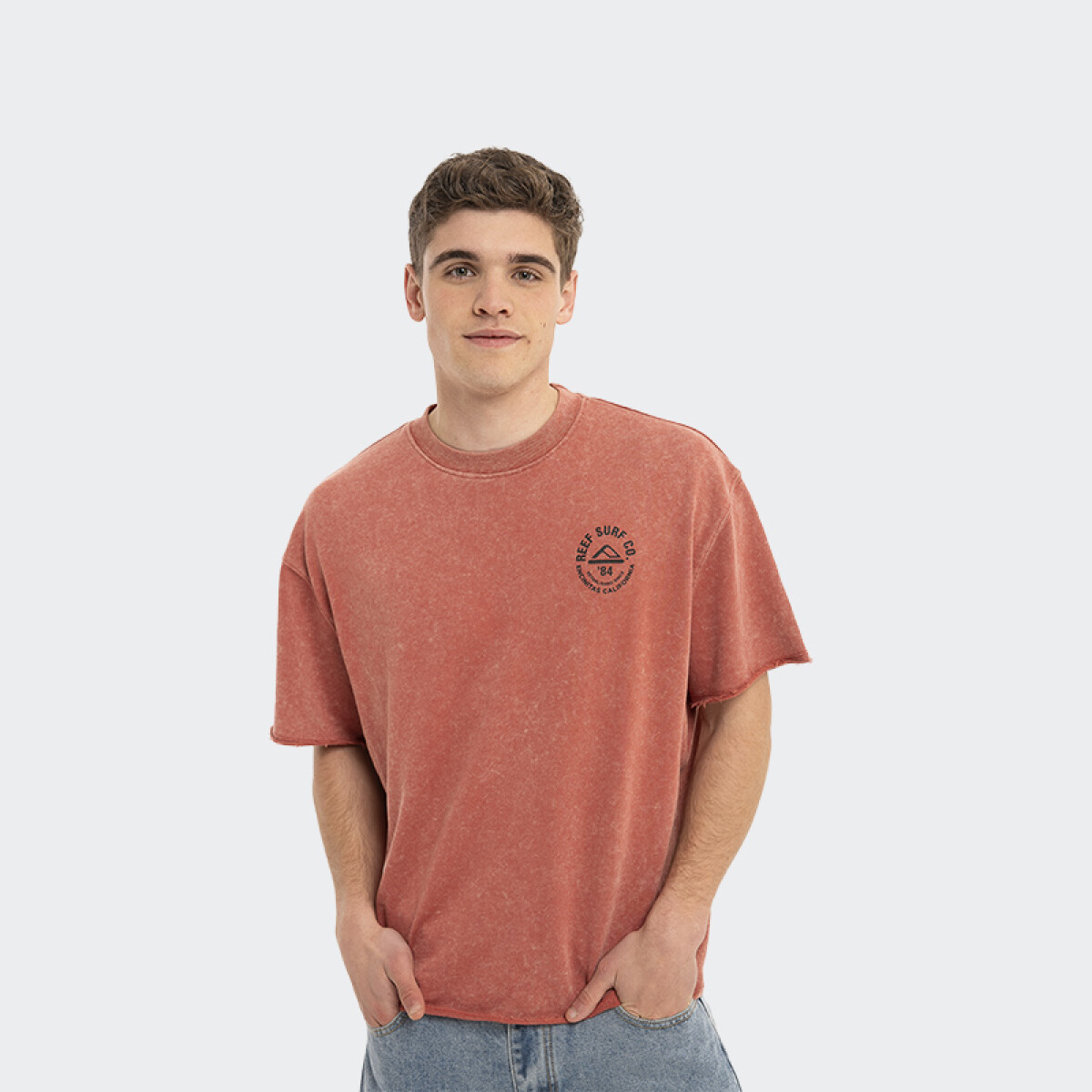 Remera Reef Oversized - Terracota 