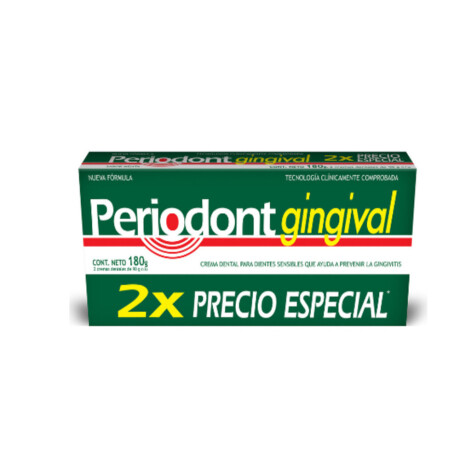 Pasta Dental Periodont Gingival 180 G 2 U Pasta Dental Periodont Gingival 180 G 2 U
