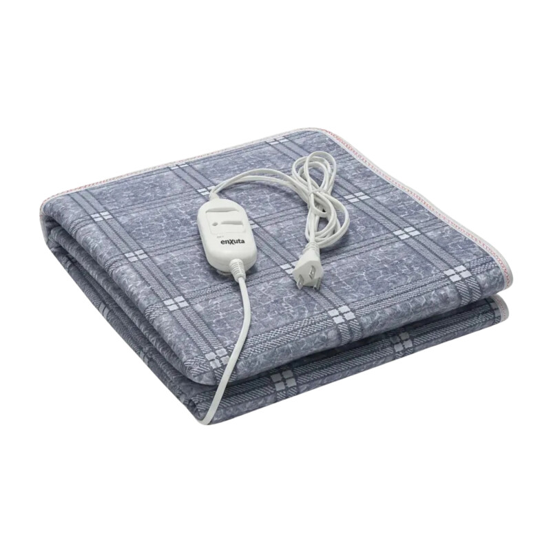 Calienta Cama Térmico 1 Plaza Con Control 1.50x0.70m Gris Calienta Cama Térmico 1 Plaza Con Control 1.50x0.70m Gris