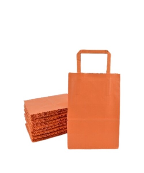 Pack x 50 - bolsa lisa 14x08x20 cm. NARANJA