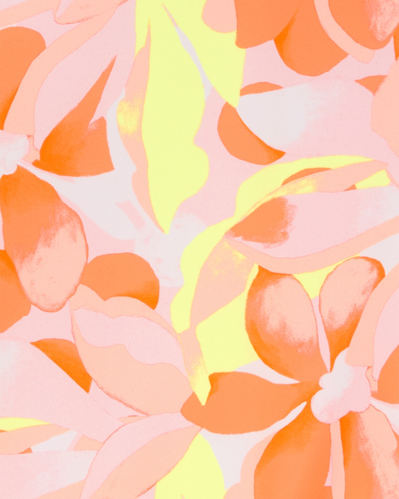 Malla de baño dos piezas con protección UPF 50+ manga larga y diseño floral Malla de baño dos piezas con protección UPF 50+ manga larga y diseño floral