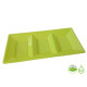 Bandeja Biodegradable Rectangular x3 Unidades Verde Limón