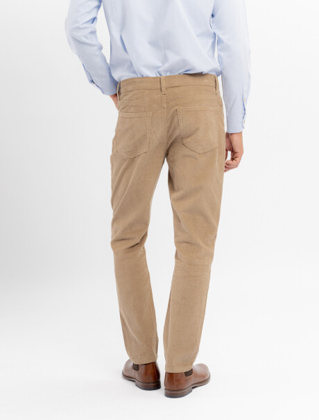 Pantalon pana caqui