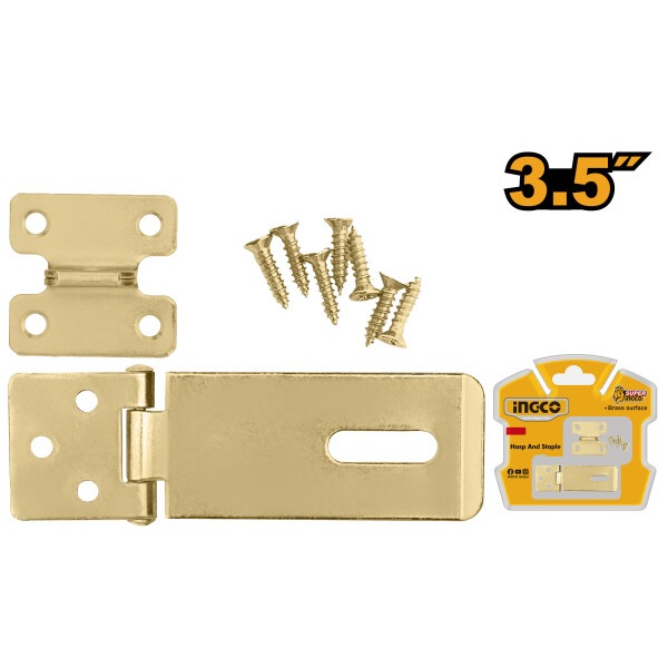 CERROJO BISAGRA PARA CANDADO 3.5 PULG INGCO HHS1035 CERROJO BISAGRA PARA CANDADO 3.5 PULG INGCO HHS1035