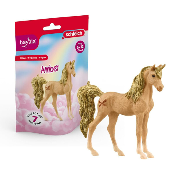 Schleich Figuras Set Juguete Unicornio Dragon Niños Infantil Modelo Dragon y Unicornio Dorado