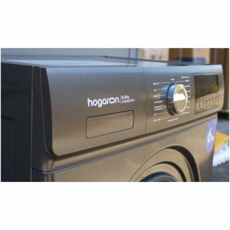 LAVARROPAS HOGARON CAPACIDAD 6KG CARGA FRONTAL Lavarropas HOGARON LHOG6TGY 1900W Carga Frontal Capacidad 6Kg 16 Programas De Lavado - Titanium Gray