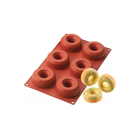 Molde para donas. De silicona 75 mm Silikomart Molde para donas. De silicona 75 mm Silikomart