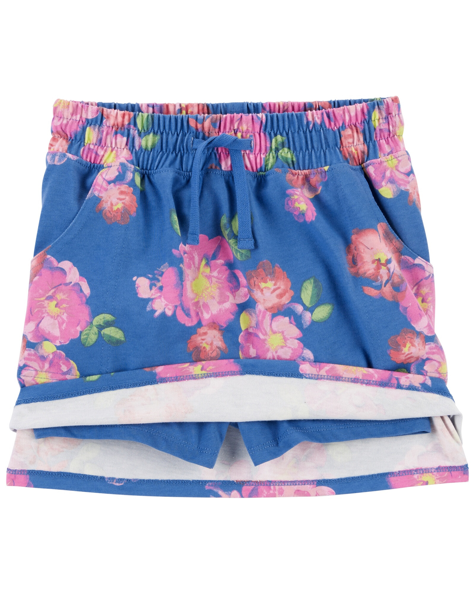 Short pollera de algodón diseño floral Short pollera de algodón diseño floral
