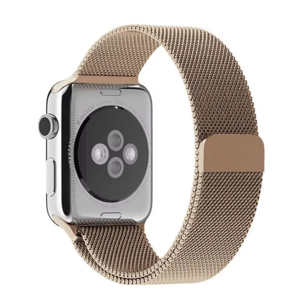 Malla correa apple watch metálica 38mm / 40mm / 41mm devia elegant Gold