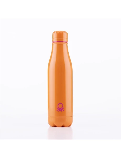 BOTELLA 500ML ACERO INOX BENETTON NARANJA BOTELLA 500ML ACERO INOX BENETTON NARANJA