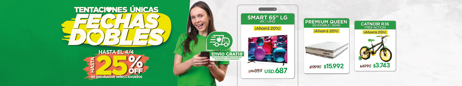 Fechas Dobles - Tentaciones Únicas