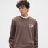 V-LW DB FLEECE NEW BROWN661