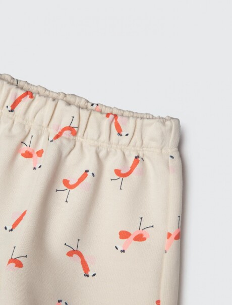 SHORT INFANTIL CON ESTAMPA NARANJA