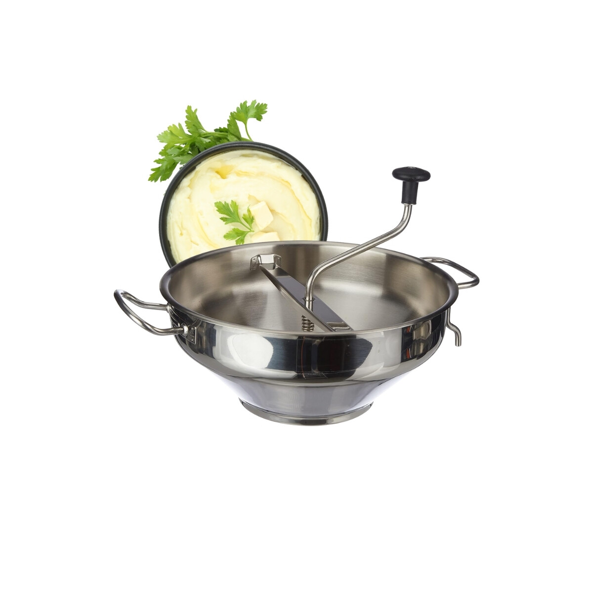 Pasapuré de 3 Discos de Acero Inoxidable 24 cm 