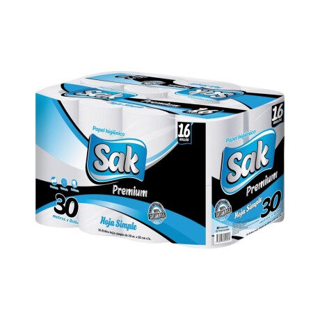 Pack X16 Papel Higiénico Sak Premium 30 Metros 001