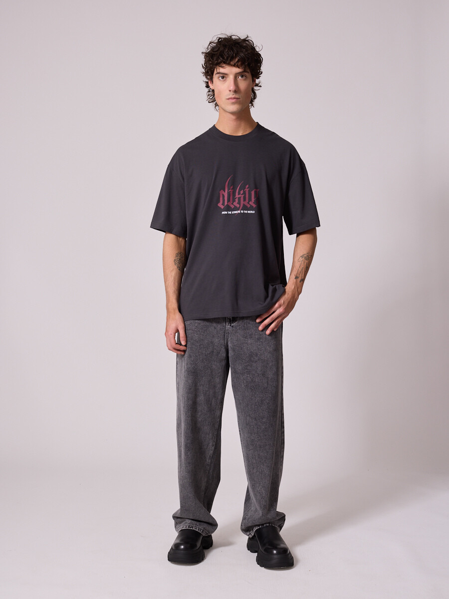 T-SHIRT MARCUL DIXIE Gris Oscuro