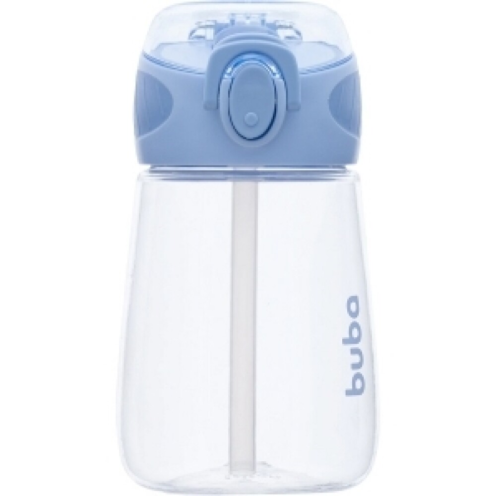 Vaso transparent boquilla BUBA celeste