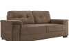Sillon Luares - 3 Cuerpos - Tela Marron