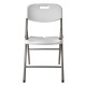 Silla de Exterior Plegable Blanca - Plegable, Apilable y Resistente - HY-Y56 Silla de Exterior Plegable Blanca - Plegable, Apilable y Resistente - HY-Y56