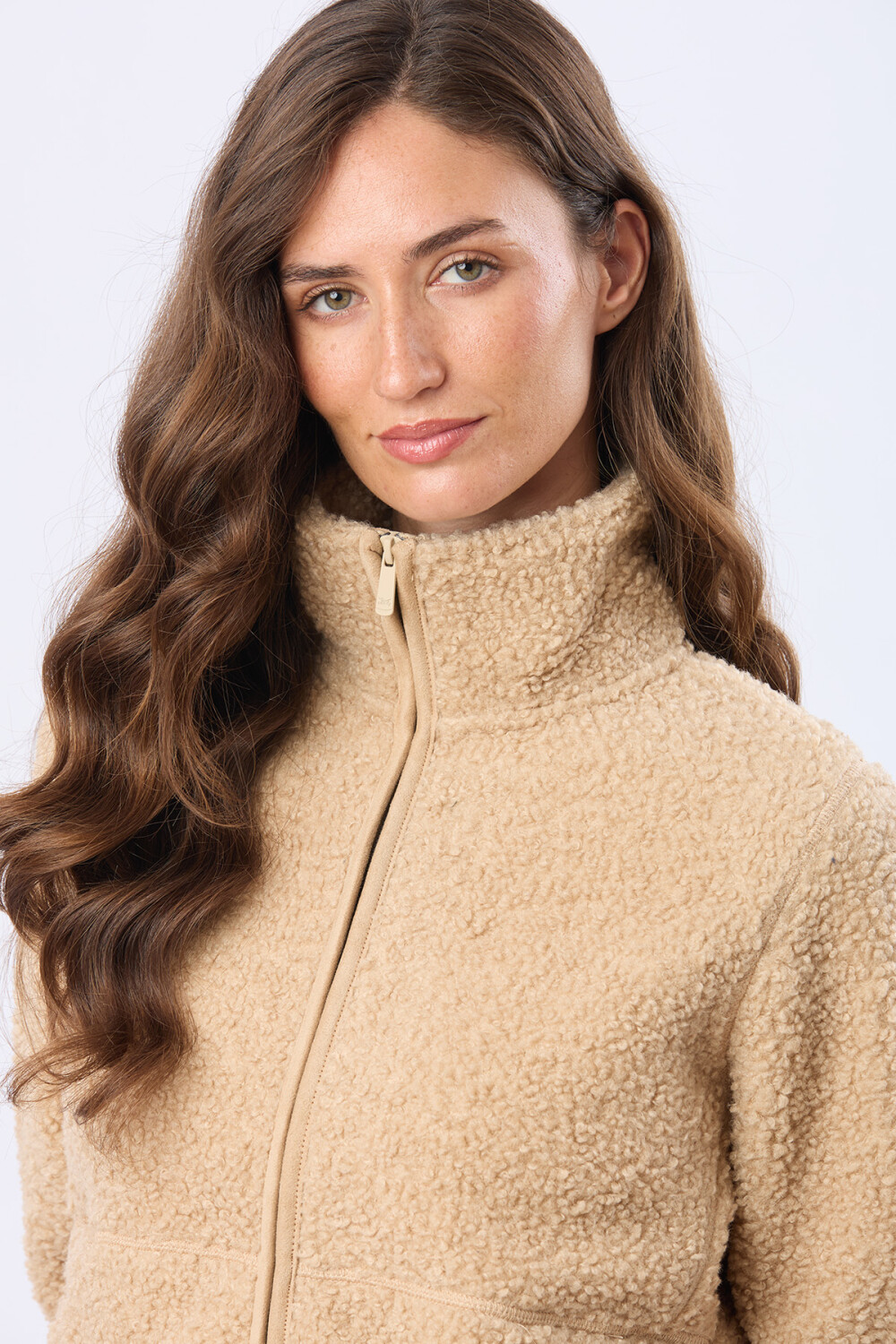 CAMPERA DE CORDERITO Beige