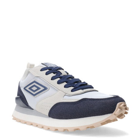 Championes de Hombre Umbro Venturi Blanco - Azul Marino