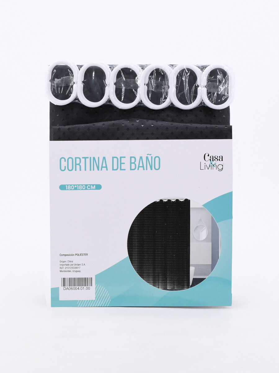 CORTINA DIAMANTE - NEGRO 