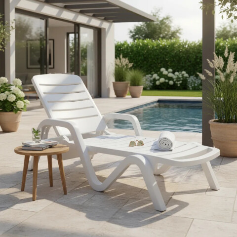 REPOSERA LETTINO PRO GARDEN BLANCA A6062 REPOSERA LETTINO PRO GARDEN BLANCA A6062