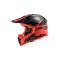 Casco LS2 Fast MX437 Roar Negro y Rojo