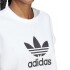 Remera Adidas Cropped Blanco